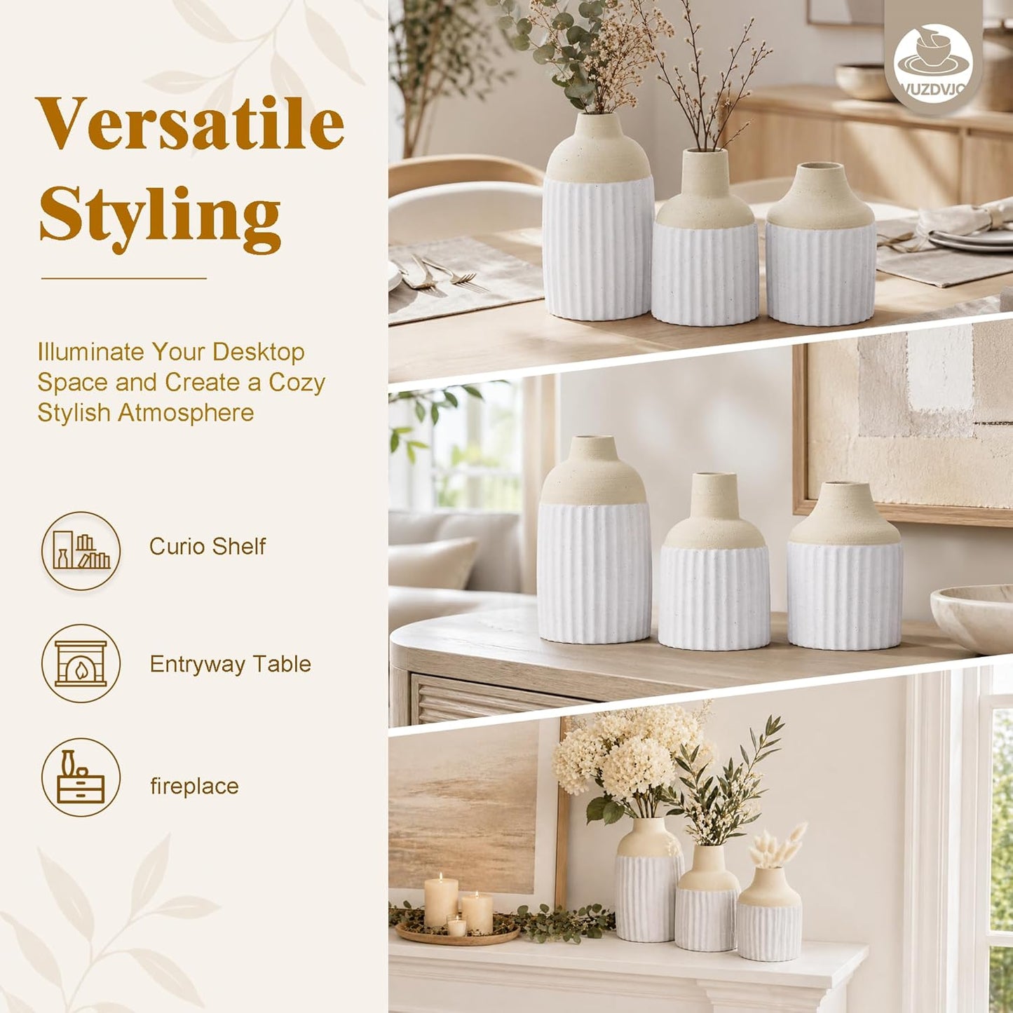 Ceramic Vase Set