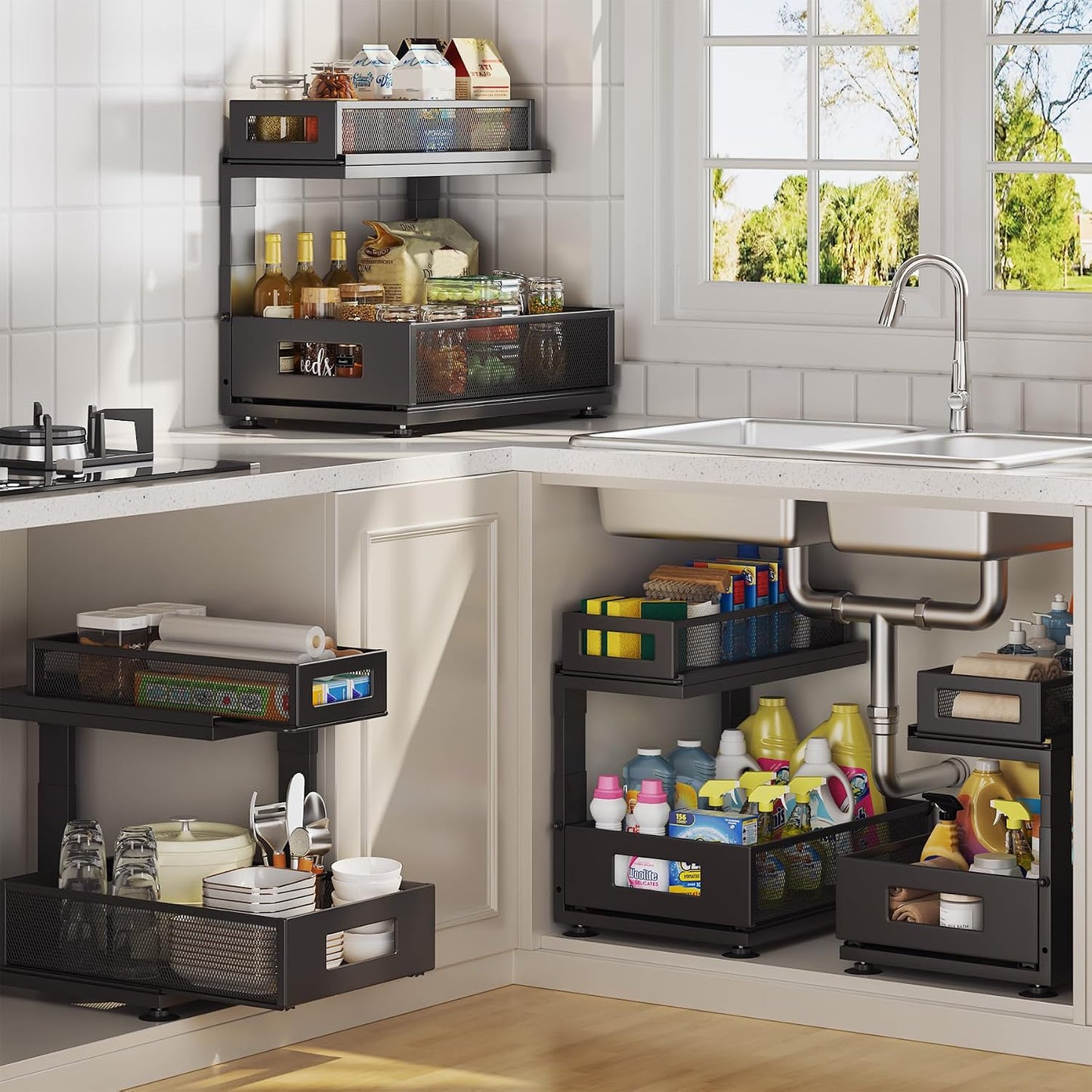 Two-Tier Under-Sink Organizer
