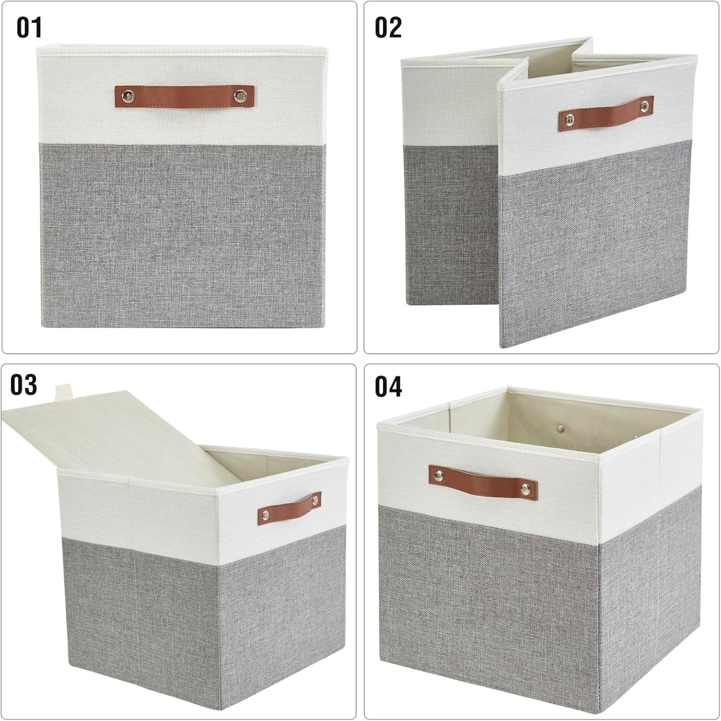 Foldable Fabric Storage Basket