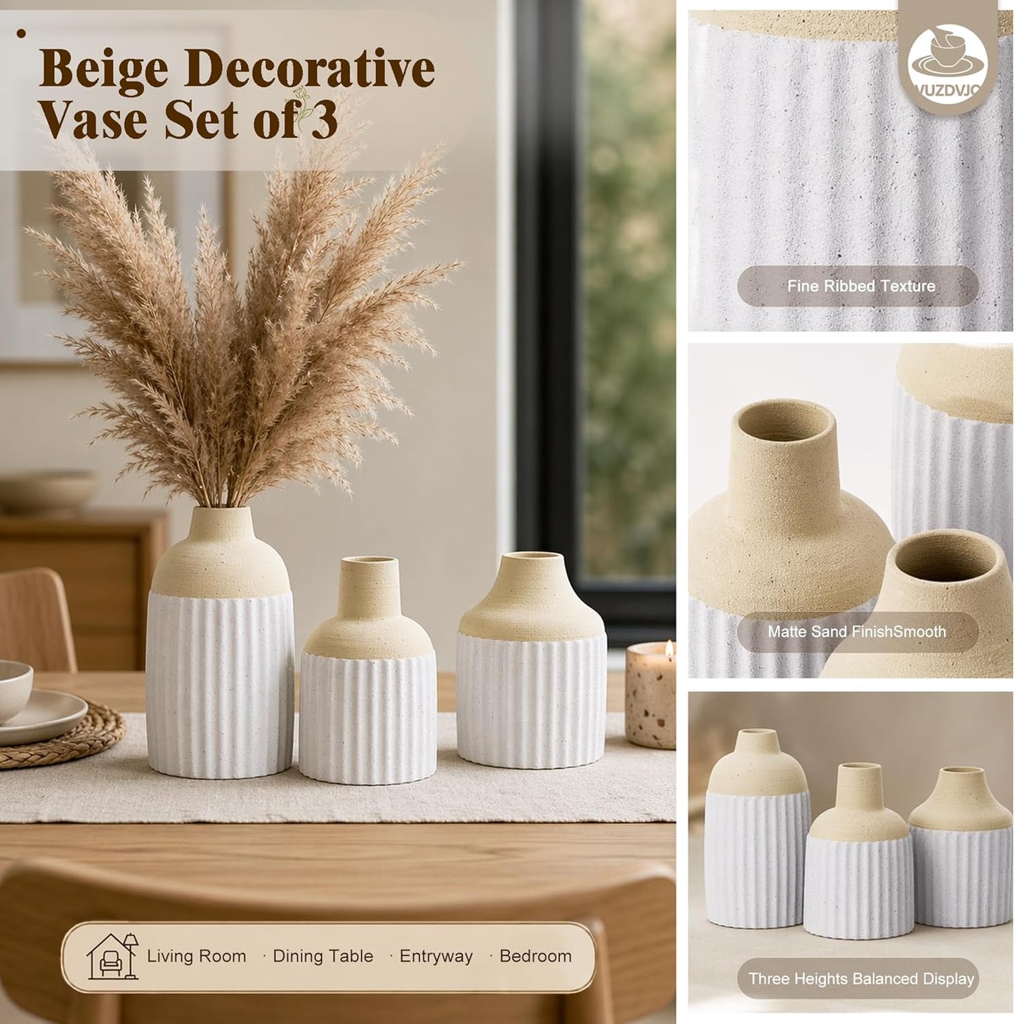 Ceramic Vase Set
