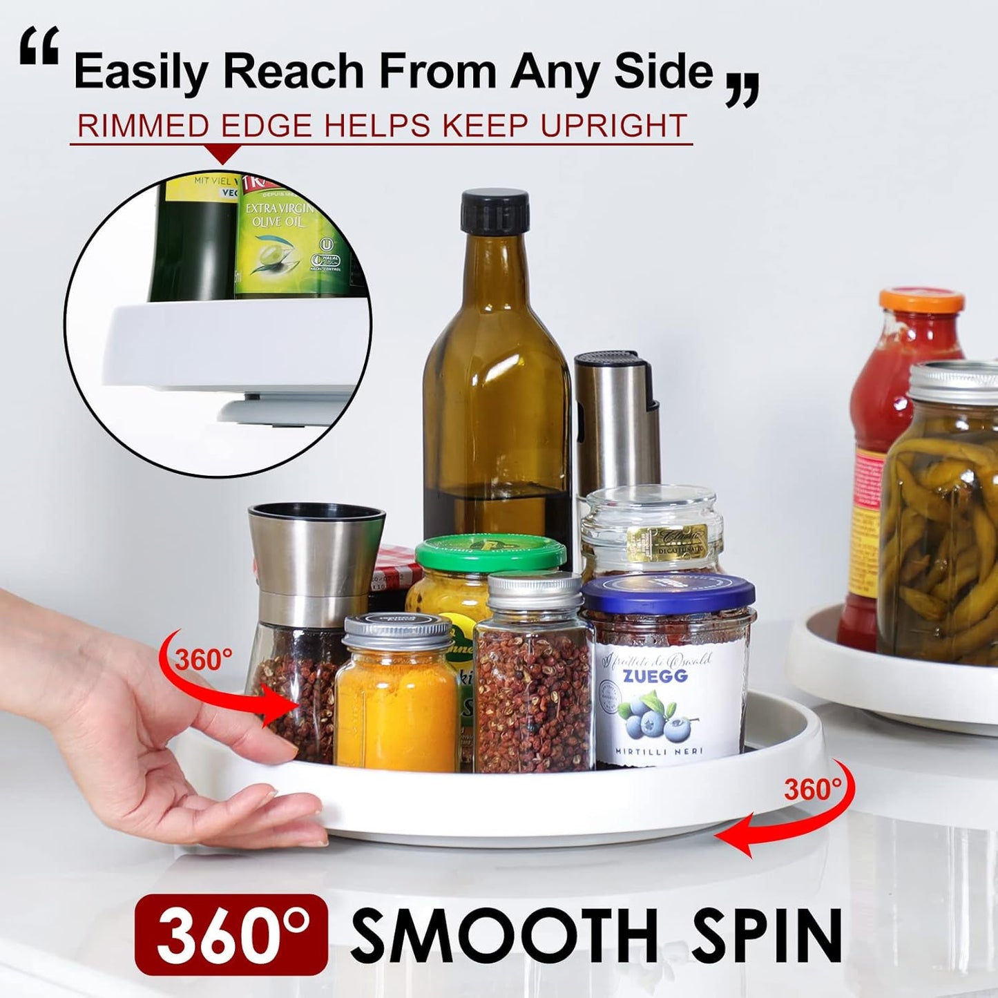 Lazy Susan Turntable Organizer