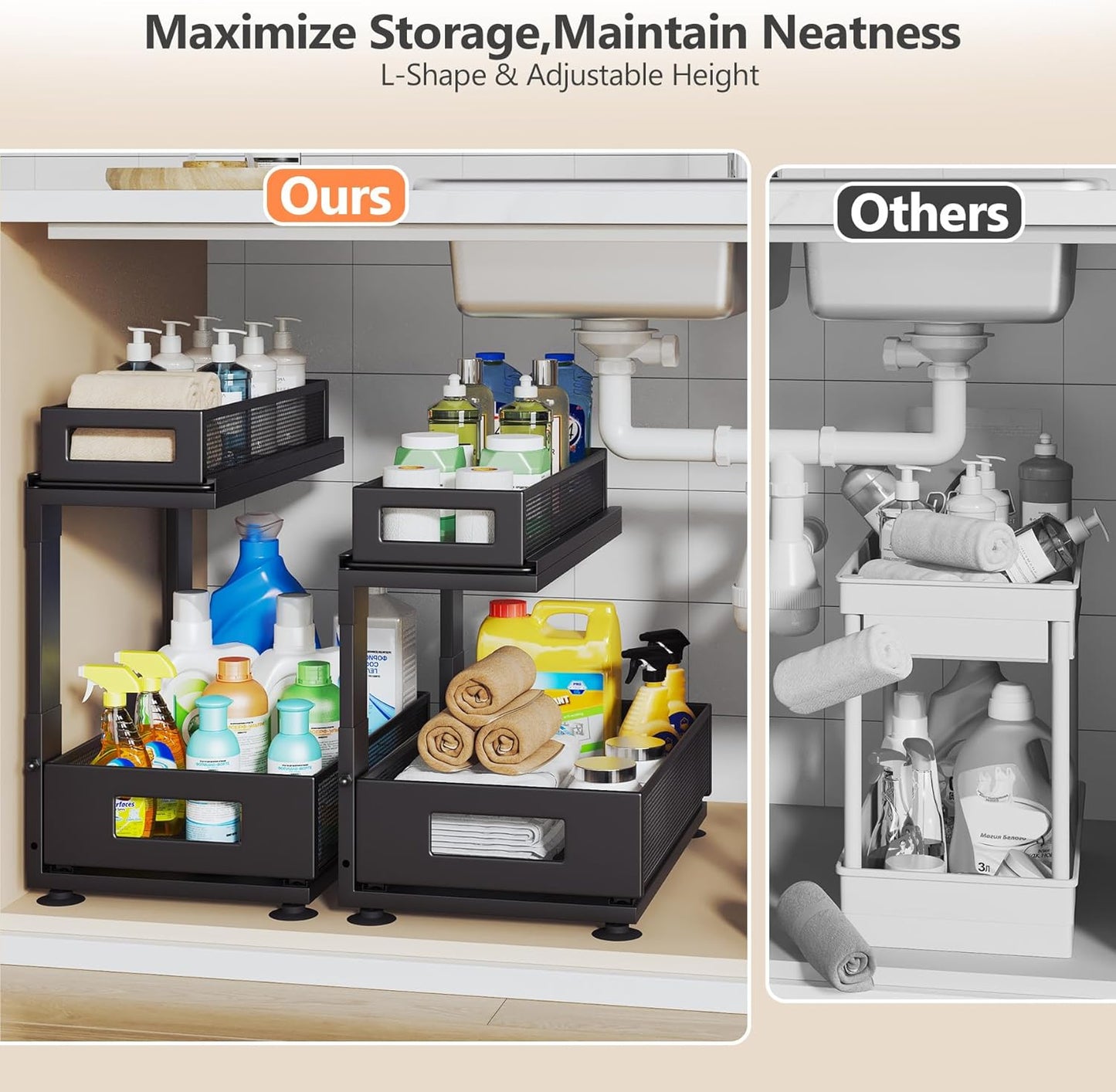 Two-Tier Under-Sink Organizer