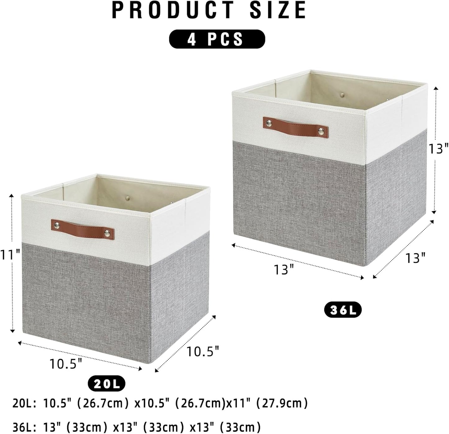 Foldable Fabric Storage Basket