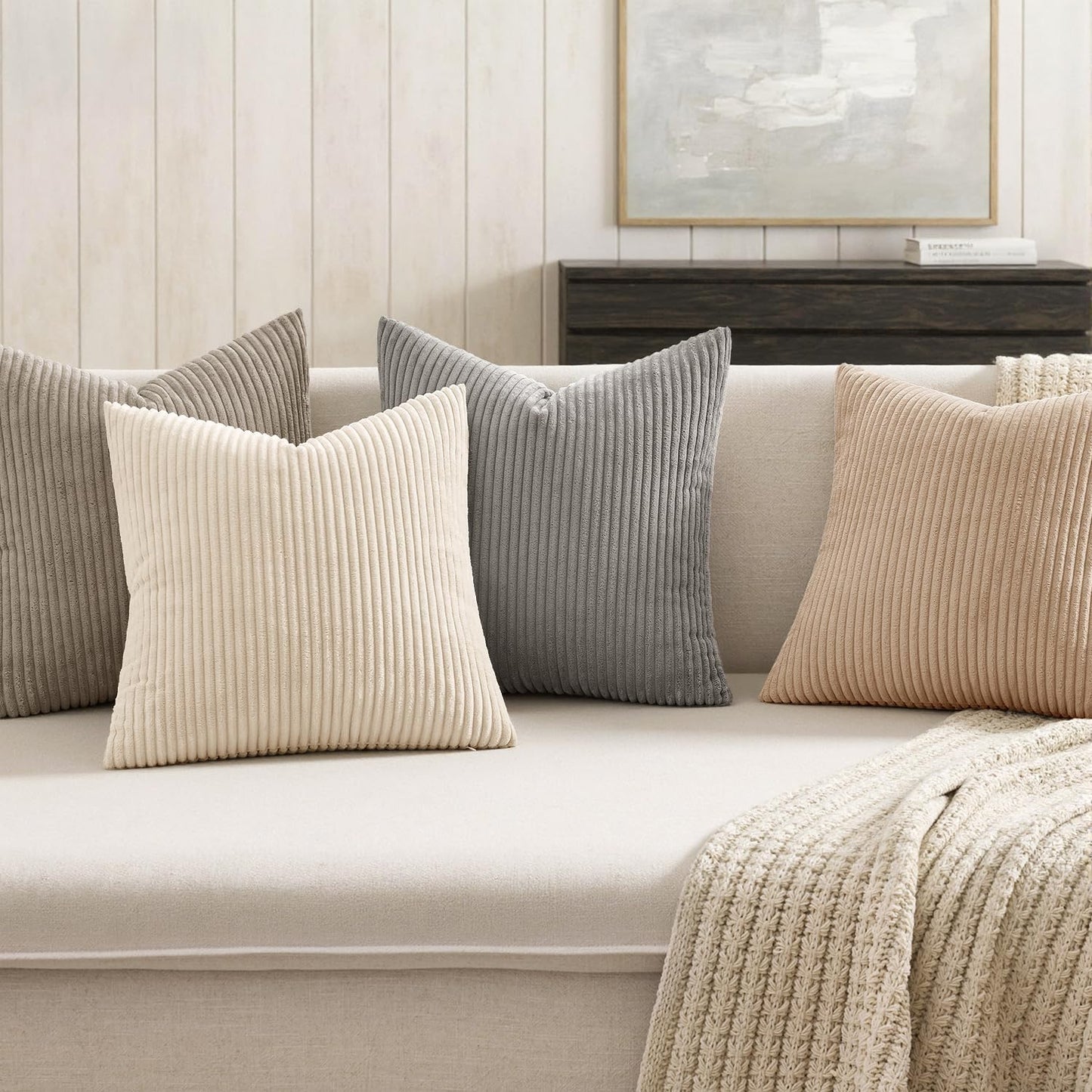 Neutral Pillow Cover Set