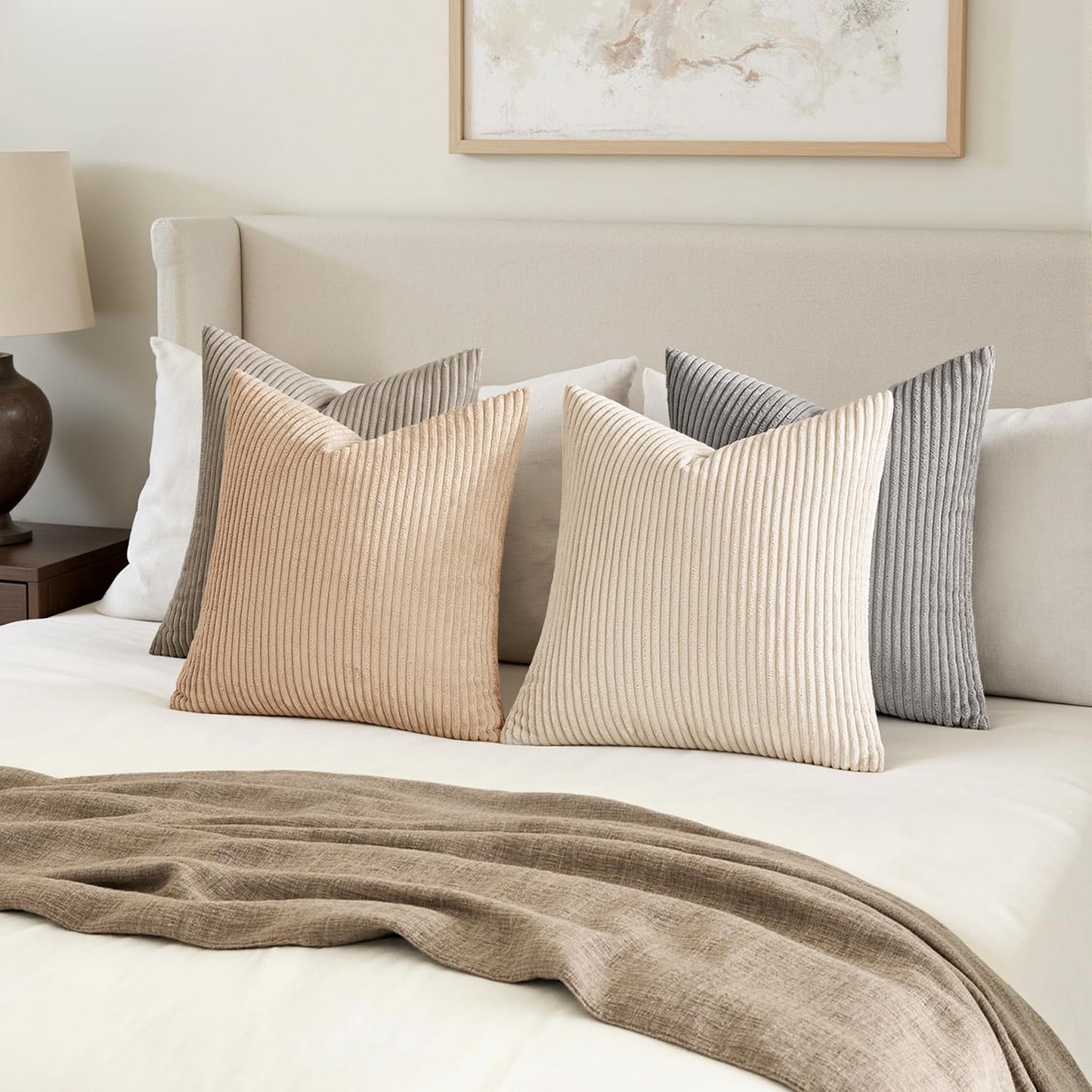 Neutral Pillow Cover Set