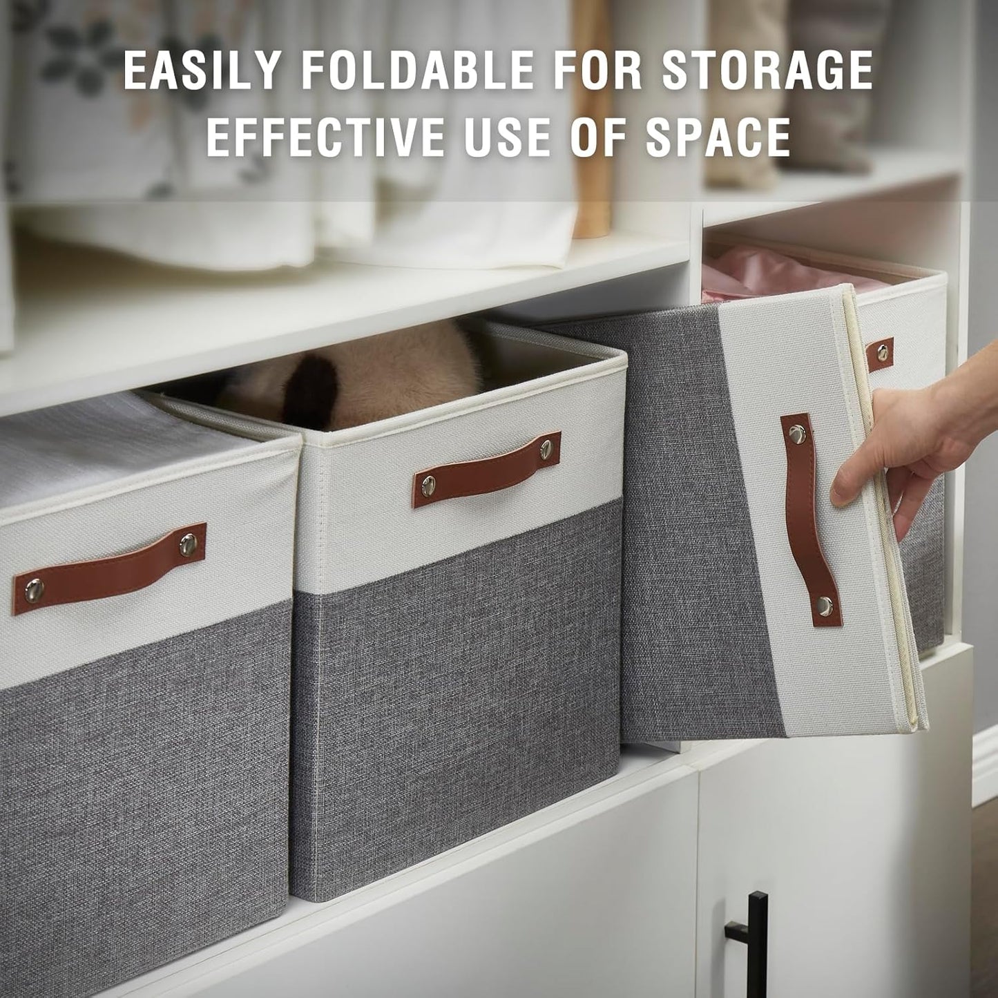 Foldable Fabric Storage Basket