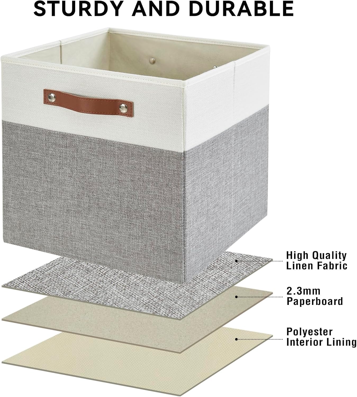 Foldable Fabric Storage Basket