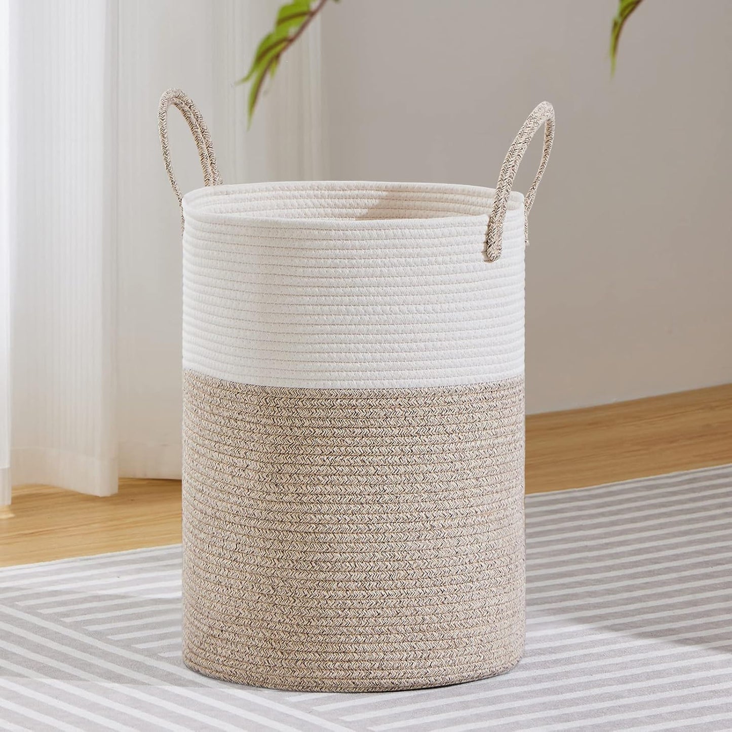 Neutral Laundry Basket