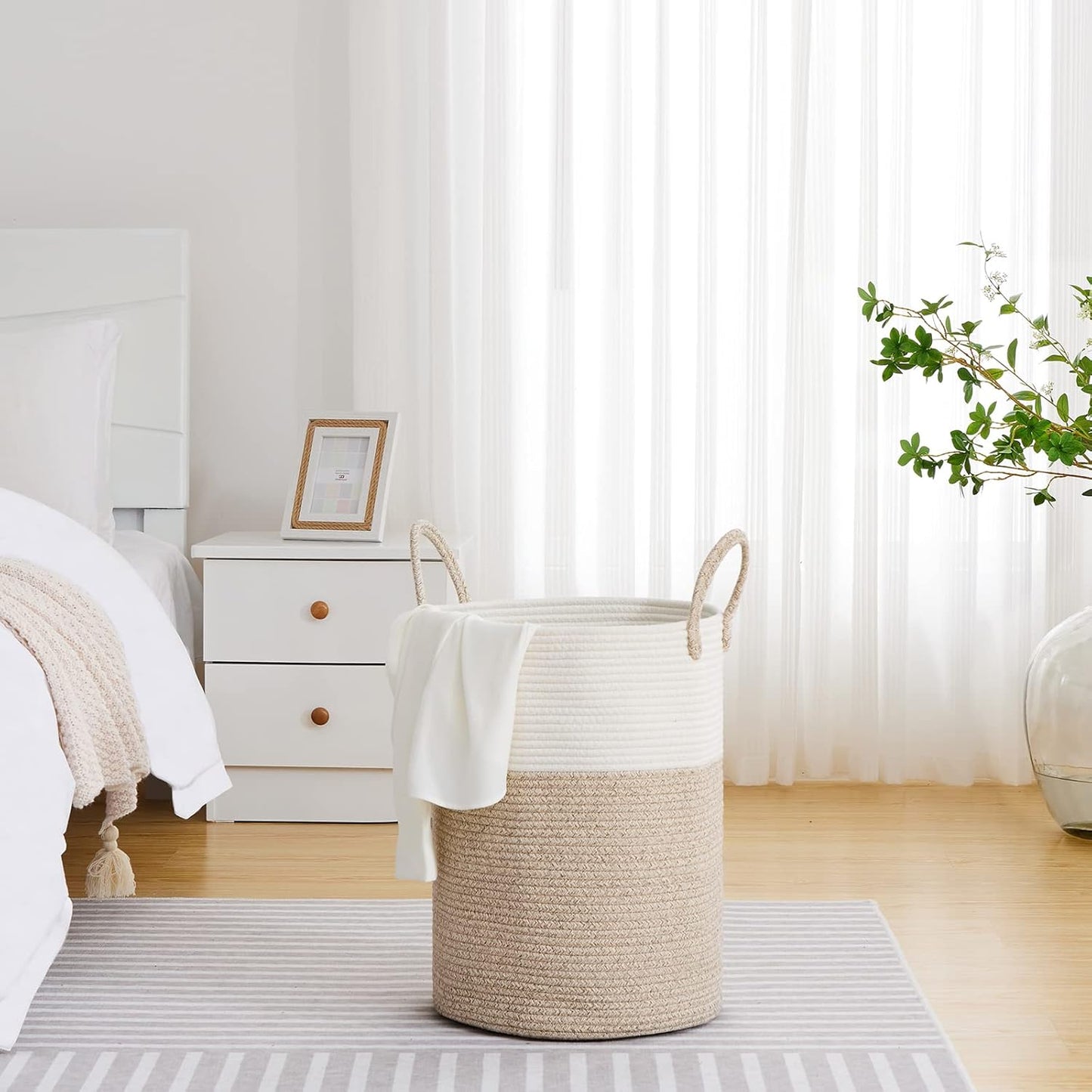 Neutral Laundry Basket