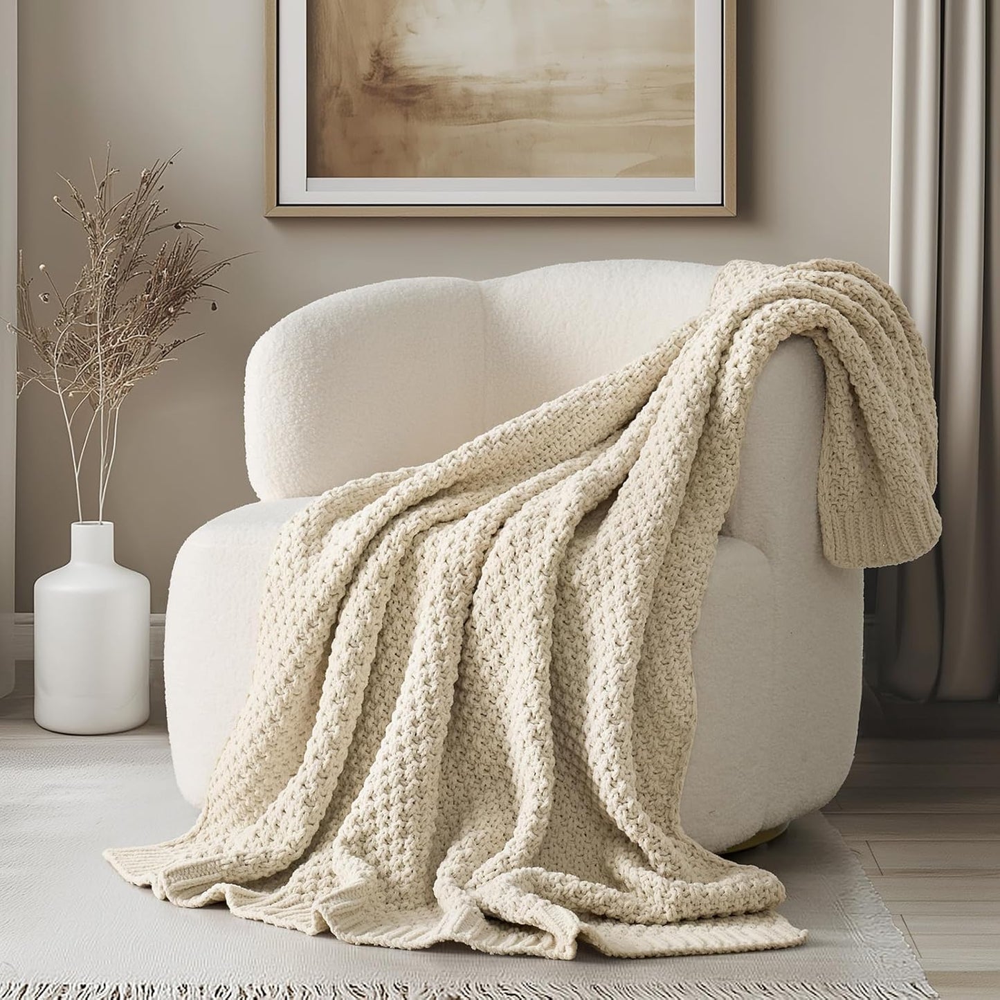Textured Throw Blanket