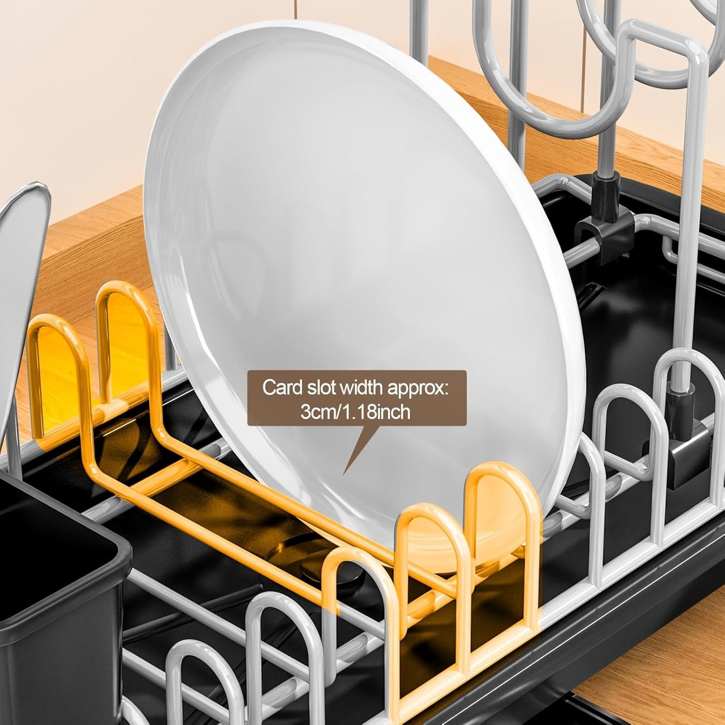 Compact Dish Drying Rack