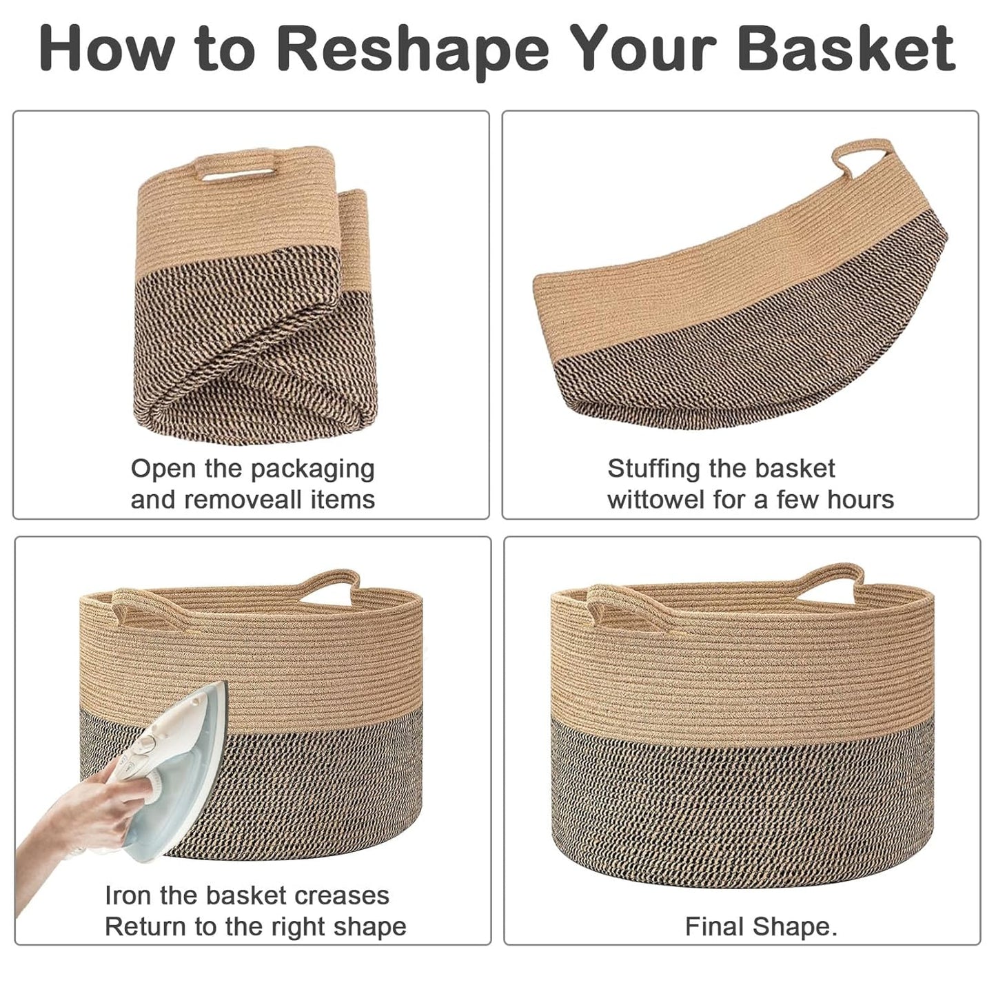 Neutral Laundry Basket