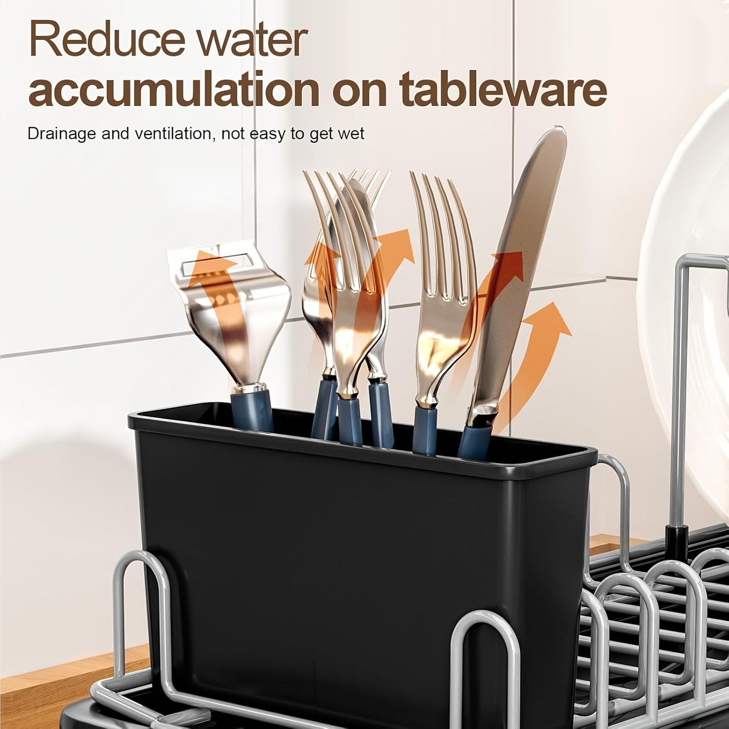 Compact Dish Drying Rack