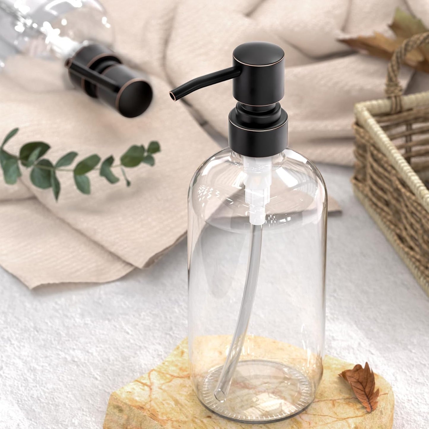 Clear Soap Dispenser Bottle