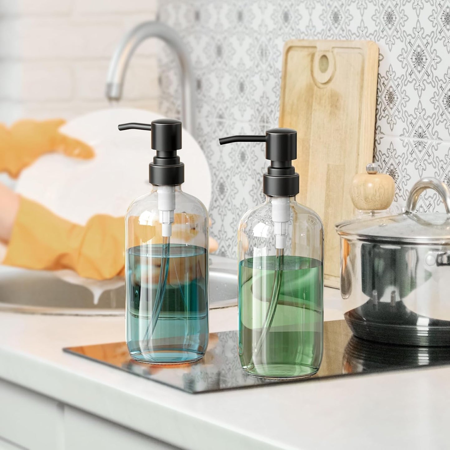 Clear Soap Dispenser Bottle