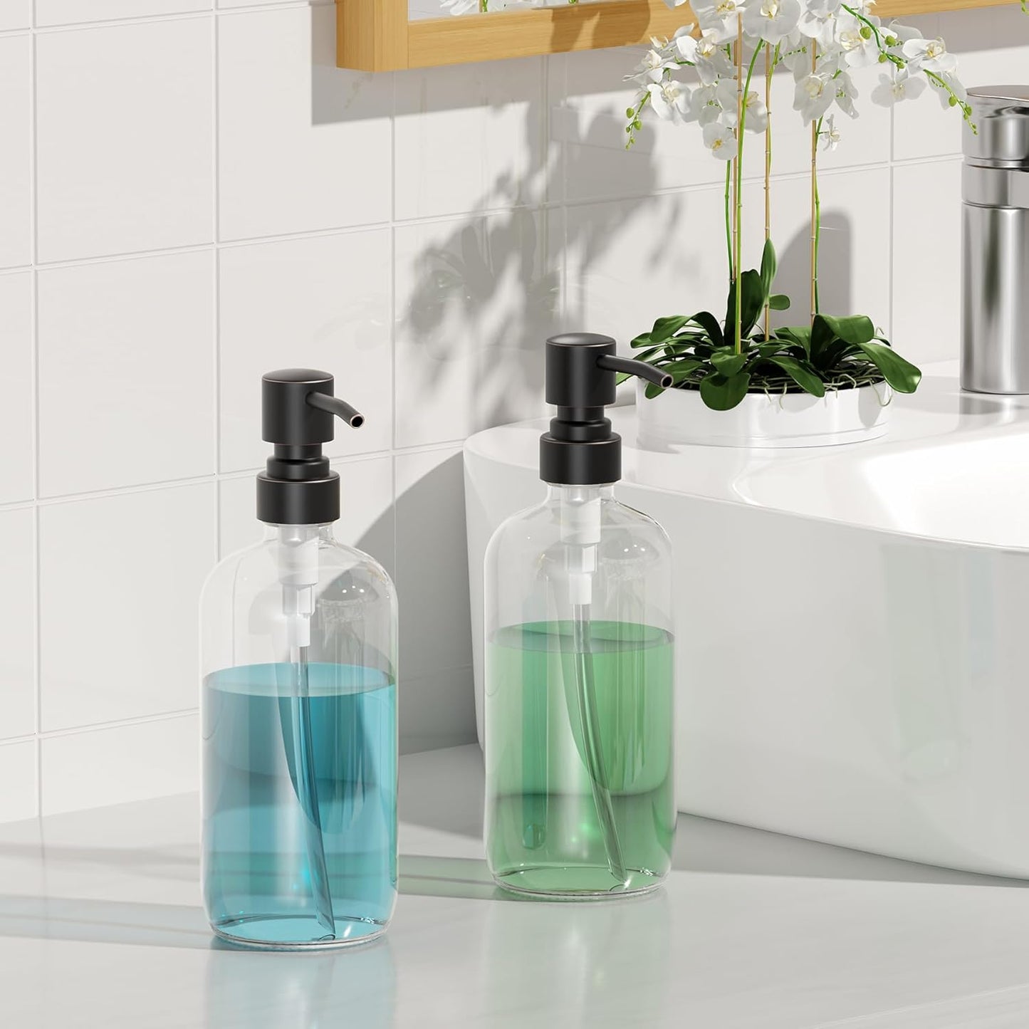 Clear Soap Dispenser Bottle