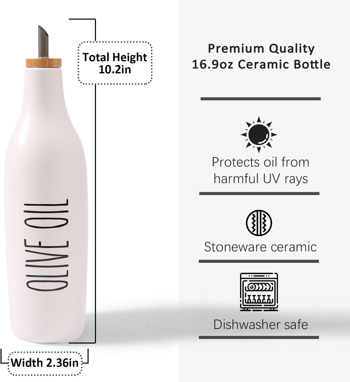 Oil & Vinegar Dispenser Bottle