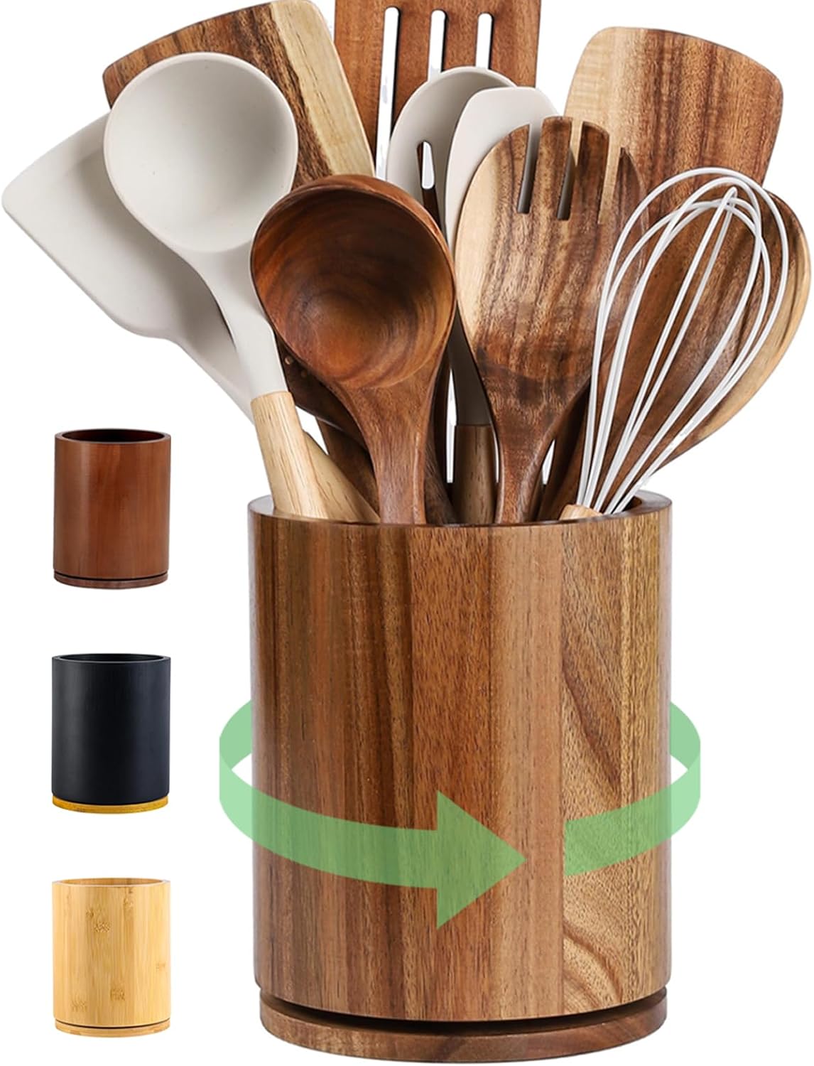 Wooden Utensil Holder