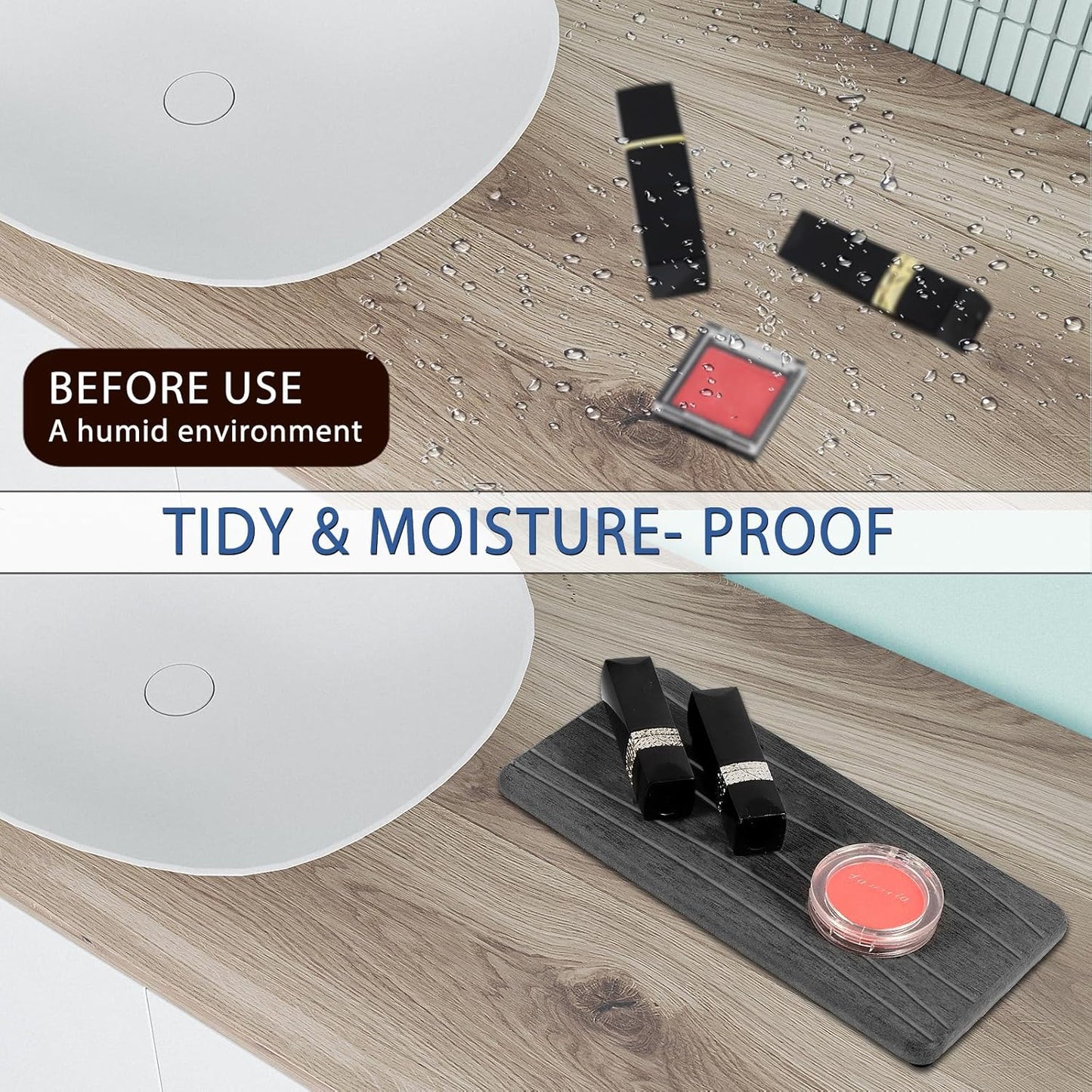 Bathroom Countertop Tray