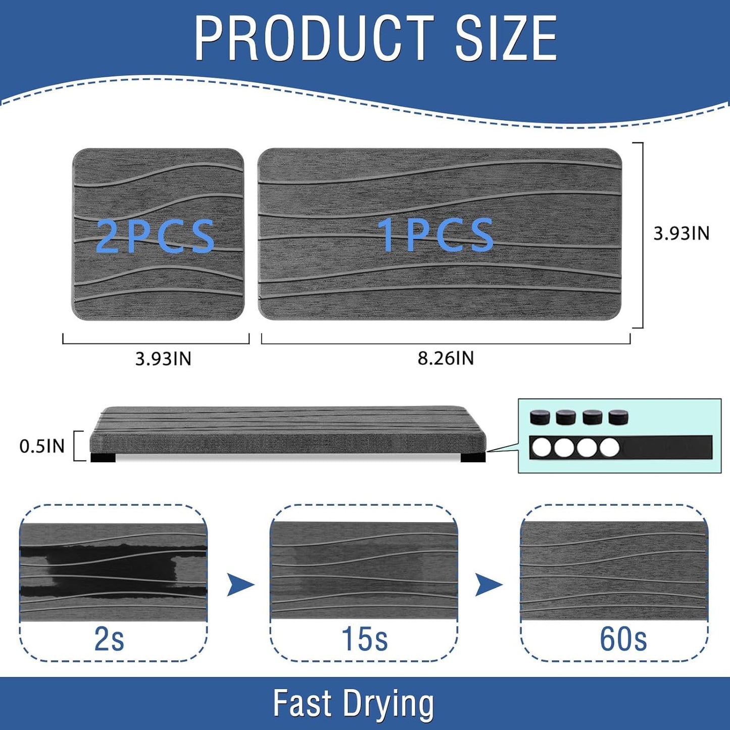Bathroom Countertop Tray