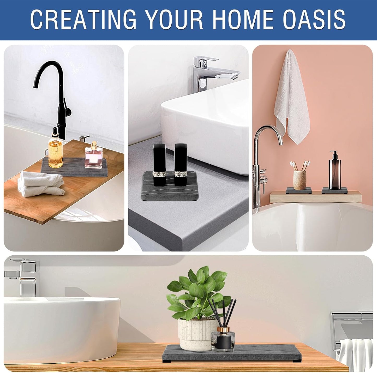 Bathroom Countertop Tray